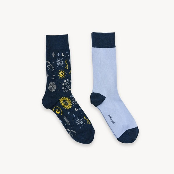 Cosmos Pima Cotton Socks Pack of 2 (PMS-SP22) | Pokoloko | boogie + birdie