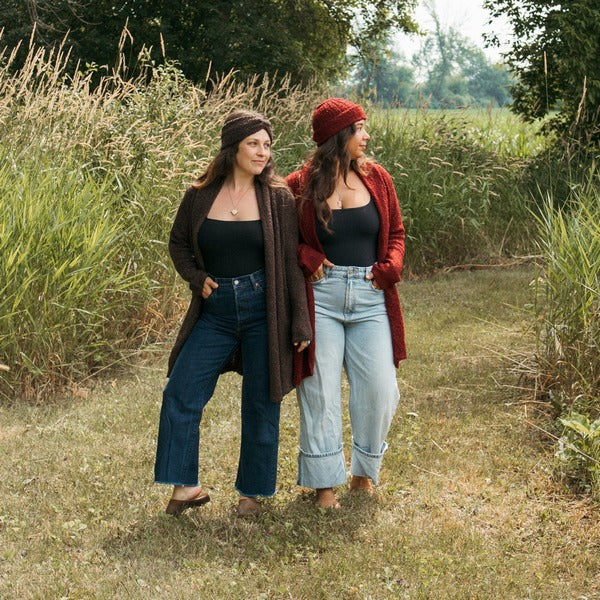 Brunette Cozy Cardigan (CKOR23) | Pokoloko | boogie + birdie