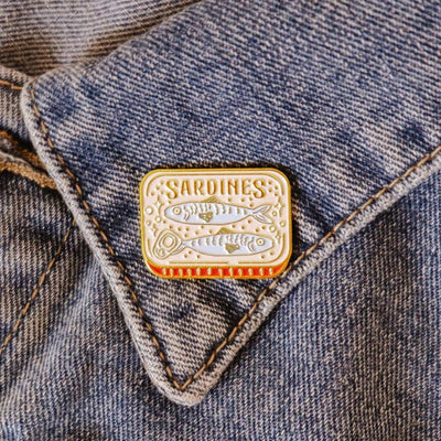 Sardines Enamel Pin | Mimi & August | boogie + birdie