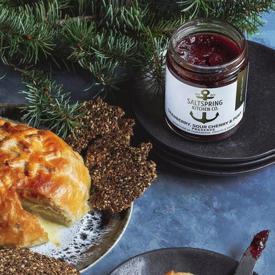 Cranberry, Sour Cherry & Port Preserve | Saltspring Kitchen | boogie + birdie