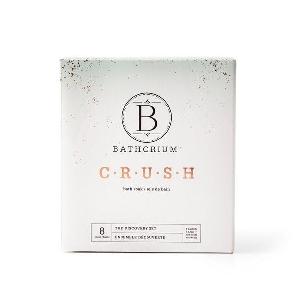 Crush Bath Soak Discovery Set | 8 Sachets | Bathorium | boogie + birdie