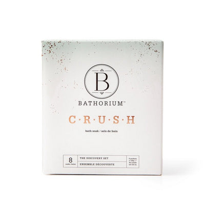 Crush Bath Soak Discovery Set | 8 Sachets | Bathorium | boogie + birdie