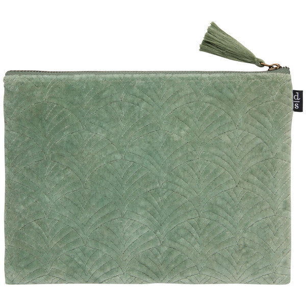 Jade Quilted Flat Pouch | Danica Studio | boogie + birdie
