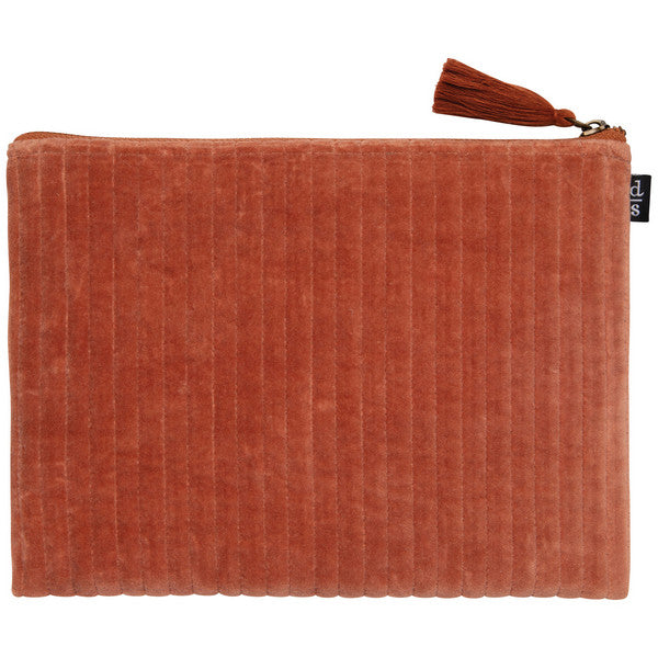Copper Quilted Flat Pouch | Danica Studio | boogie + birdie