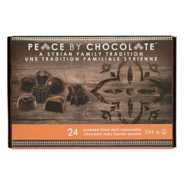 Assorted Dark Chocolates | 24 Pieces | Peace by Chocolate | boogie + birdie
