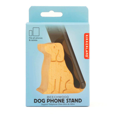 Dog Beechwood Phone Stand | Home | boogie + birdie