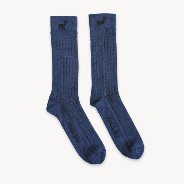 Night Blue Everyday Alpaca Socks | Pokoloko | boogie + birdie
