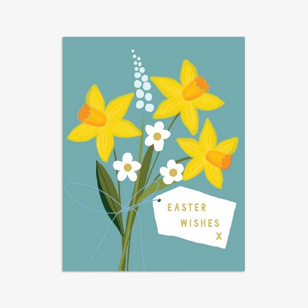 Daffodil Easter Wishes Card | Calypso | boogie + birdie