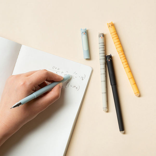 Assorted Erasable Cat Pens | Kikkerland | boogie + birdie