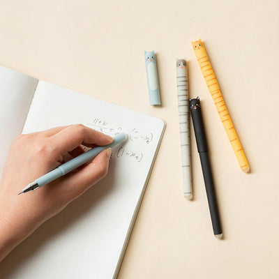Assorted Erasable Cat Pens | Kikkerland | boogie + birdie