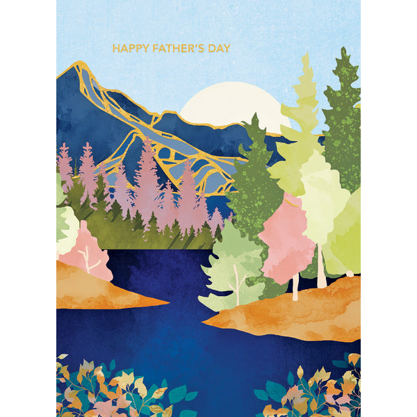 Summer Forest Lake Father's Day Card | Calypso | boogie + birdie