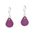 Purple Petal Drop Earrings | Osmose Jewellery | boogie + birdie
