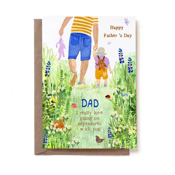 Dad Adventure Father's Day Card | Reddish Design | boogie + birdie