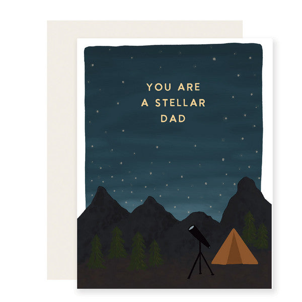 Stellar Dad Father's Day Card | Slightly Stationery | boogie + birdie