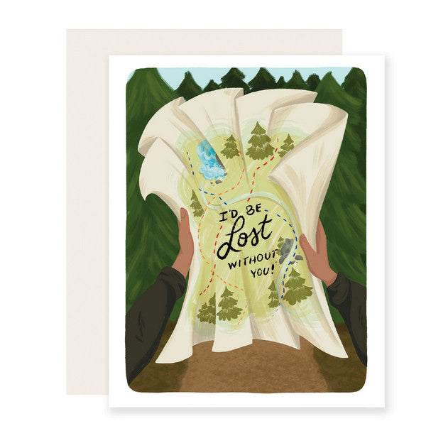 Lost Without You Father's Day Card | Think of Me | boogie + birdie