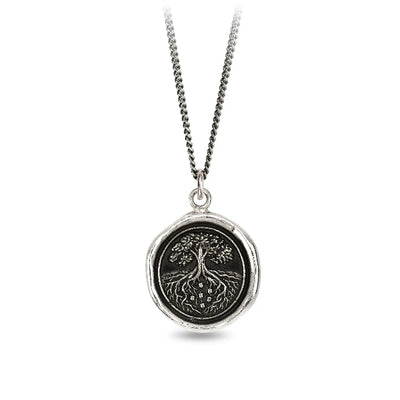 Silver Family Roots Talisman Necklace | Pyrrah | boogie + birdie