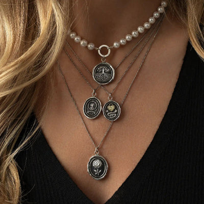 Silver Family Roots Talisman Necklace | Pyrrah | boogie + birdie