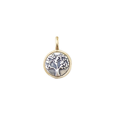 Bronze & Silver Family Tree Charm (kp-f-sb) | Marmalade | boogie + birdie
