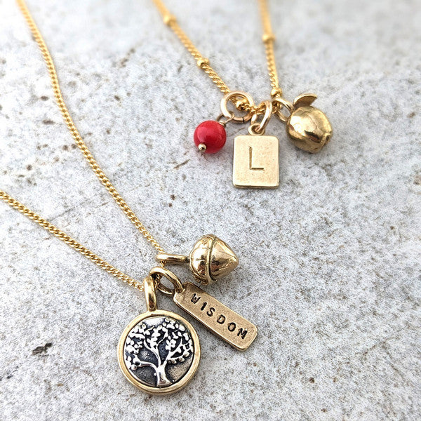 Bronze & Silver Family Tree Charm (kp-f-sb) | Marmalade | boogie + birdie