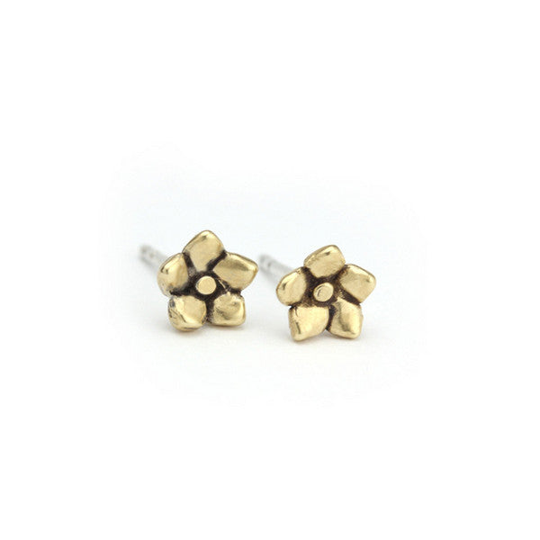 Bronze Forget Me Not Studs (ke-ss-b) | Marmalade Designs | boogie + birdie