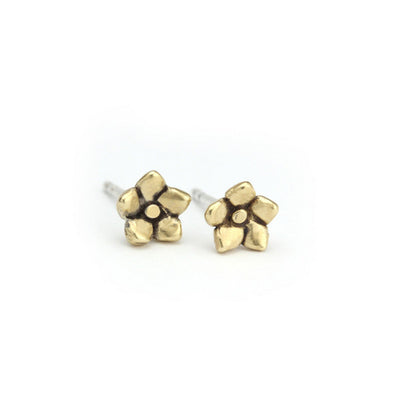 Bronze Forget Me Not Studs (ke-ss-b) | Marmalade Designs | boogie + birdie