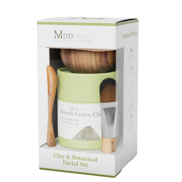 French Green Clay Face Mask Spa Kit | Mudology | boogie + birdie