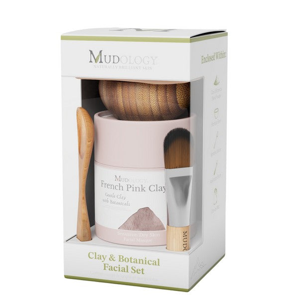 French Pink Clay Face Mask Spa Kit | Mudology | boogie + birdie