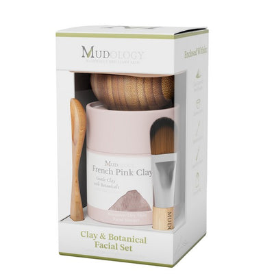 French Pink Clay Face Mask Spa Kit | Mudology | boogie + birdie