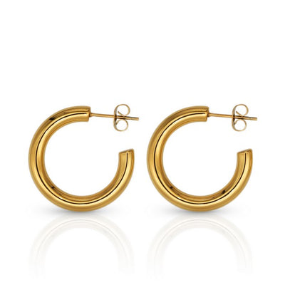 Gold Friday Waterproof Hoop Earrings | Lover's Tempo | boogie + birdie