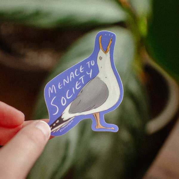 Seagull Sticker | Brush + Bird Paper Co. | boogie + birdie