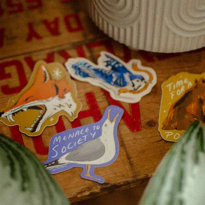 Seagull Sticker | Brush + Bird Paper Co. | boogie + birdie