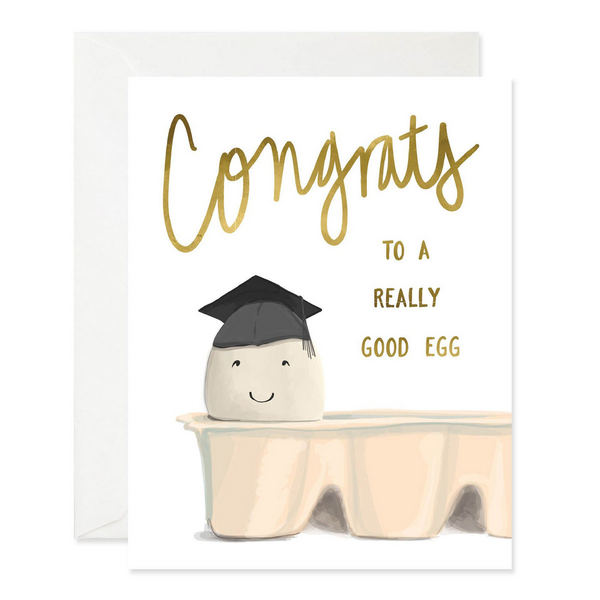 Good Egg Graduate Graduation Card | E. Frances Paper | boogie + birdie