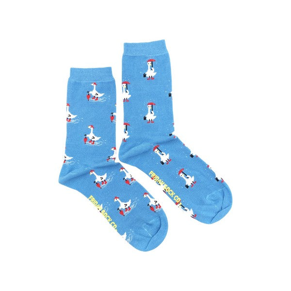 Women's Goose in Rain Socks | Friday Sock Co. | boogie + birdie