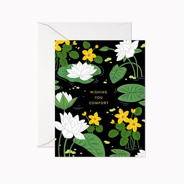 Wishing You Comfort Sympathy Card | Linden Paper Co. | boogie + birdie

