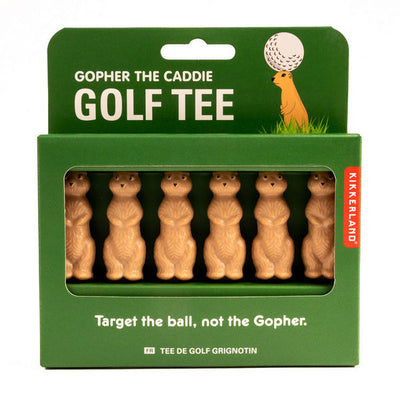 Gopher Golf Tees | Set of 6 | Kikkerland | boogie + birdie