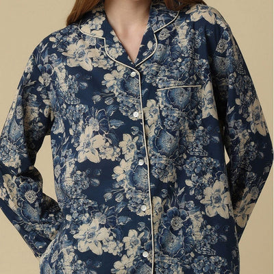 Greer Cotton Pajama Set (N281PJ) | Mahogany | boogie + birdie