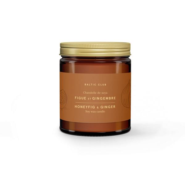 Honey Fig & Ginger Soy Candle | Baltic Club | boogie + birdie