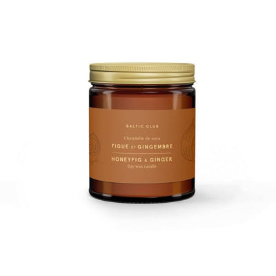 Honey Fig & Ginger Soy Candle | Baltic Club | boogie + birdie