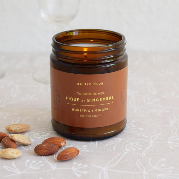 Honey Fig & Ginger Soy Candle | Baltic Club | boogie + birdie
