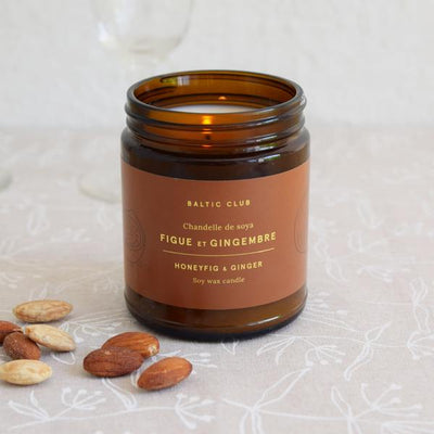 Honey Fig & Ginger Soy Candle | Baltic Club | boogie + birdie