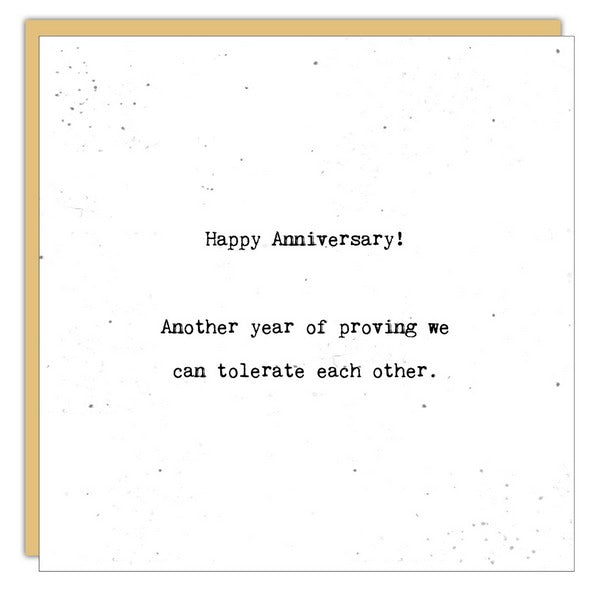 Another Year Proving Anniversary Card (SLG1080) | Cedar Mountain | boogie + birdie