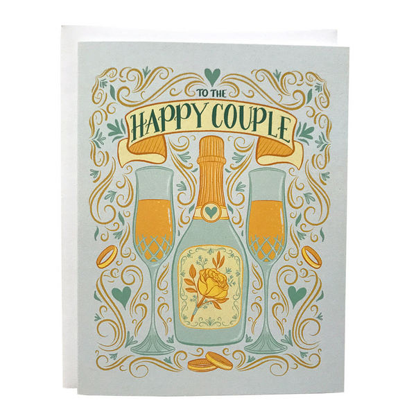 Happy Couple Wedding Card | Carabara Designs | boogie + birdie