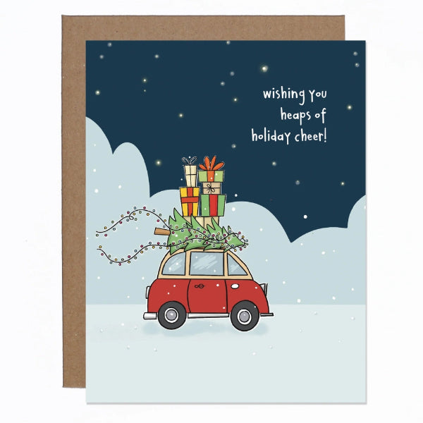 Heaps of Holiday Cheer Christmas Card | carolyndraws | boogie + birdie