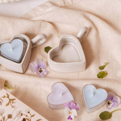 Ceramic Heart Tealight Holder | Mimi & August | boogie + birdie