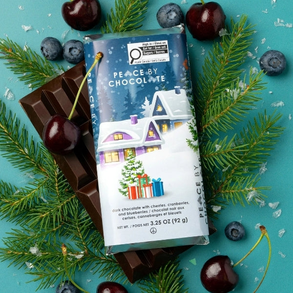 Winter Dark Chocolate Bar | Peace by Chocolate | boogie + birdie