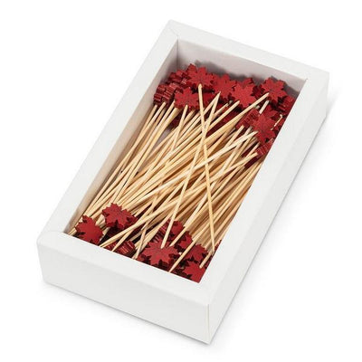 100 Maple Leaf Canape Picks  | Entertaining | boogie + birdie