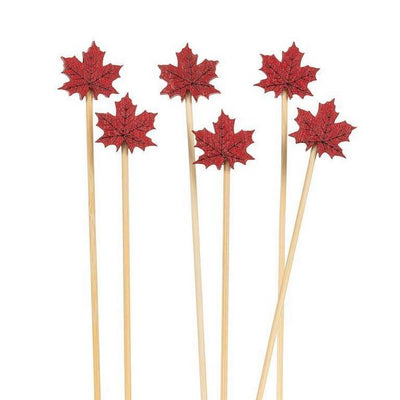 100 Maple Leaf Canape Picks  | Entertaining | boogie + birdie
