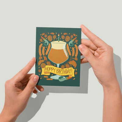 Beer Hoppy Birthday Card | Carabara Designs | boogie + birdie
