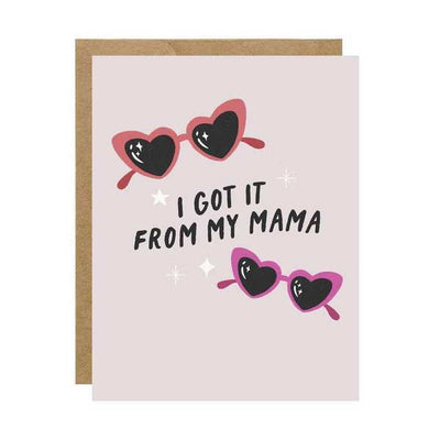 Got it From my Mama Mother's Day Card | Simple Whimsy | boogie + birdie