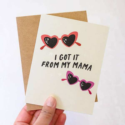 Got it From my Mama Mother's Day Card | Simple Whimsy | boogie + birdie